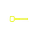 Attache Octopus silicone jaune