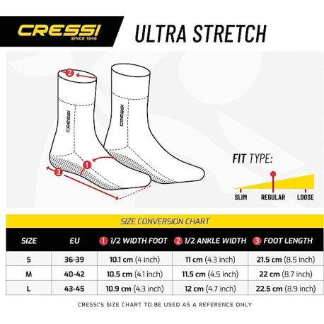 Chaussons Ultra Strech 1.5mm Cressi