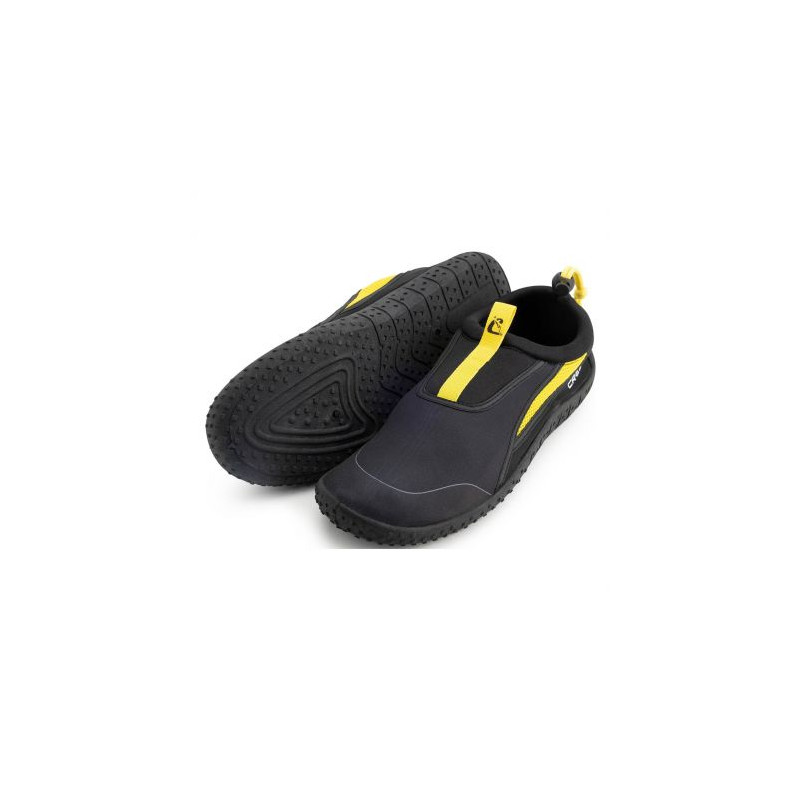 Chaussures Coco noir/jaune Cressi avec lacet