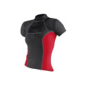 Lycra T-Flex Noir-Rouge Femme