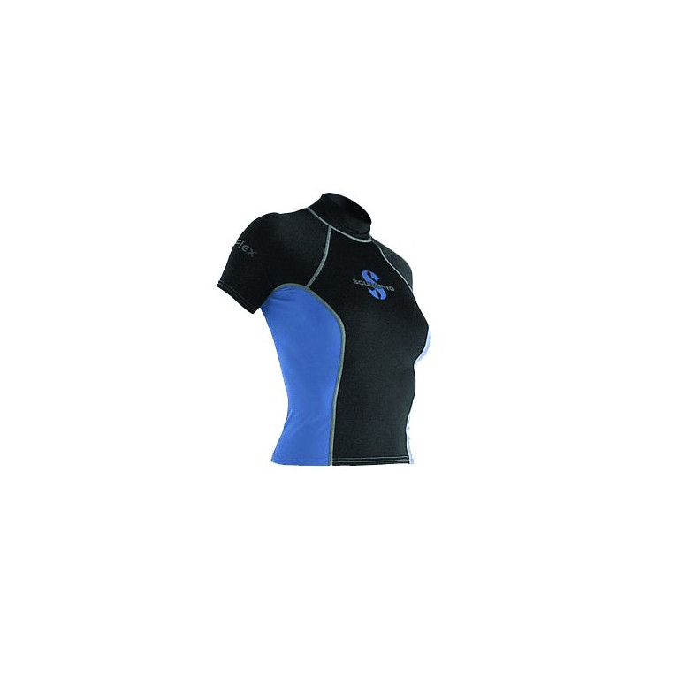 Lycra T-Flex Noir-Bleu Femme