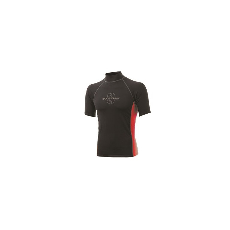 Lycra T-Flex Noir-Rouge Homme